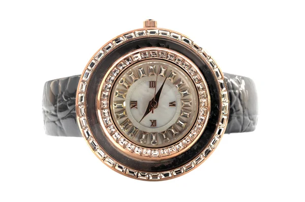 Beautiful Wrist Watch White Background — Stock Photo, Image