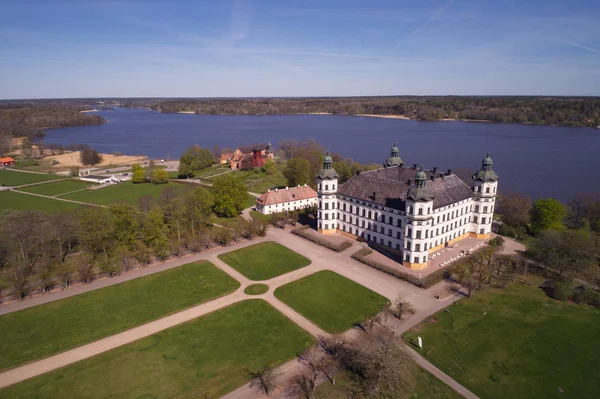 Luftaufnahme Des Schwedischen Schlosses Skokloster Der Provinz Uppland — Stockfoto
