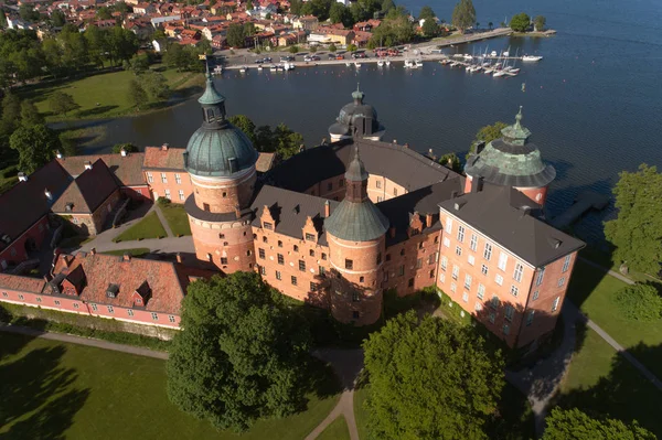 Luftaufnahme Der Schwedischen Burg Gripsholm — Stockfoto