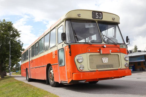 Mariefred Suecia Agosto 2016 Antiguo Autobús Volvo Modelo B58 Año — Foto de Stock