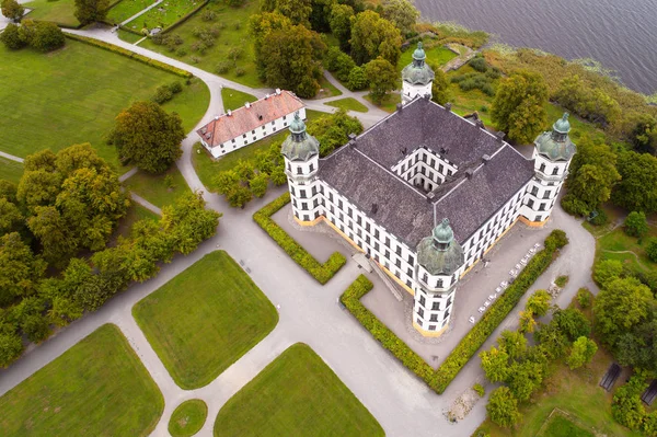 Skokloster Sweden August 2018 Aerial View Swedish Century Skokloster Castle — Stock Photo, Image