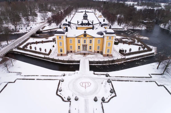 Stromsholm Svezia Gennaio 2019 Veduta Aerea Del Castello Reale Stromsholm — Foto Stock