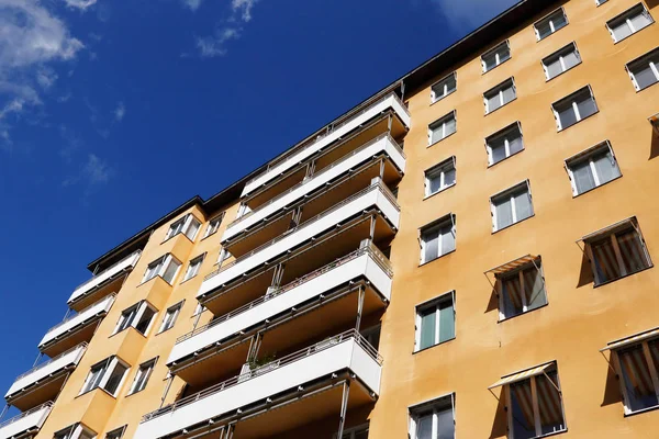 Multi-family residential building constructued during the 1970s.