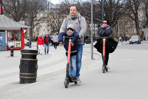 Elektrische scooters — Stockfoto