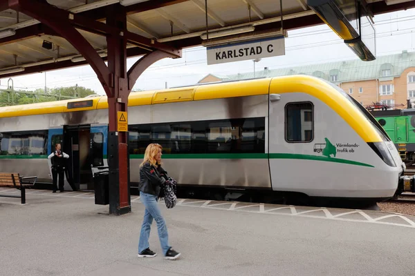 Karlstads järnvägsstation — Stockfoto