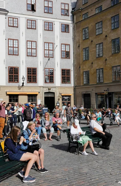 Estocolmo Praça da cidade velha — Fotografia de Stock