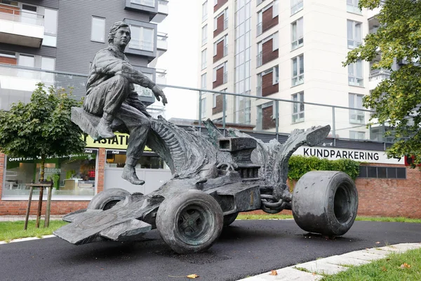 Estatua Ronnie Peterson — Foto de Stock