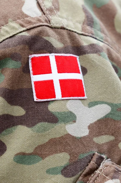 Danish military uniform — Stock Photo, Image