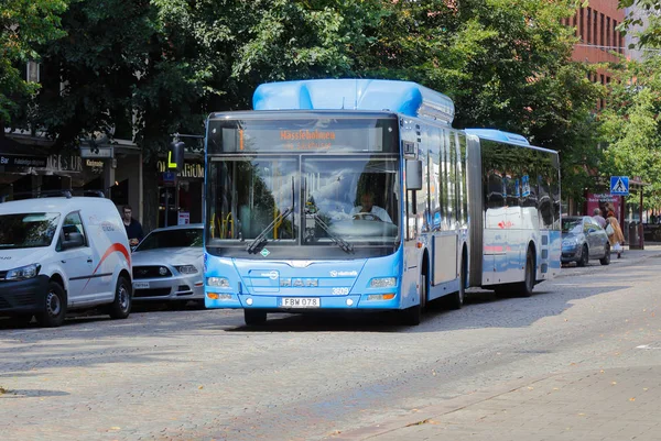 Mafsallı otobüs — Stok fotoğraf