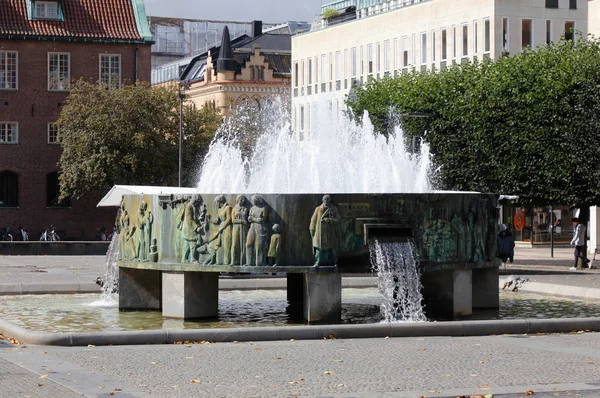 Sjuharadsbrunnen fountain — Stock Photo, Image