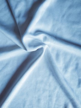 Yıldız, ipek kumaş üzerinde dairesel şekil gibi, el yapımı kumaşlar üzerinde katlar, zarif mavi tonlu. Duvar kağıdı için kullanışlı.