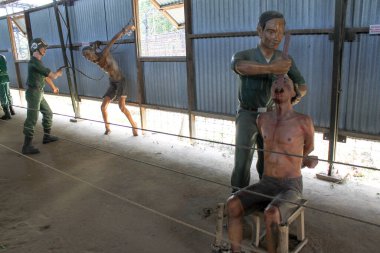 Hindistan cevizi hapishane müzesi. Vietnam Phu Quoc Adası