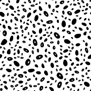 Siyah vektör el çizilmiş daire ile sorunsuz kapak. Desen için modaya uygun Kumaş, duvar kağıtları