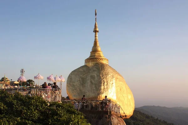 Kyaikto Mon State Myanmar December 2019 Uitzicht Kyaiktiyo Pagoda Gouden — Stockfoto