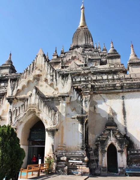 Bagan Mandalay Region Myanmar Dezember 2019 Eingang Des Antiken Ananda — Stockfoto