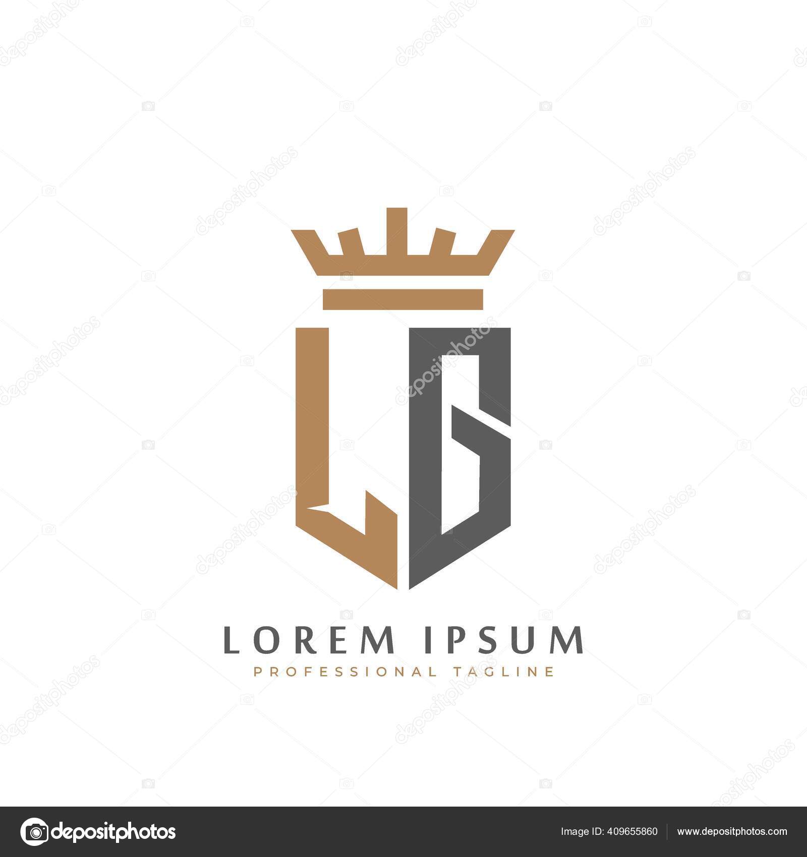 Premium GM Monogram Two letter G&M. Elegant gold shield initials and old  crown geometric retro graphic logo design. alphabet vector elements Stock  Vector