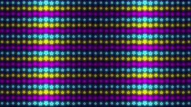 80 'lerin modası geçmiş neon dalga deseni, eğlenceli bir parti, aile tatili, Noel, Şükran Günü, Paskalya ya ya da doğum günü kutlaması için soyut bir özgeçmiş..