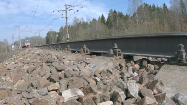 Pociąg Kolej Turystyka Podróże Transport — Wideo stockowe