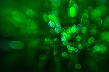 Yeşil soyut bokeh arkaplanı