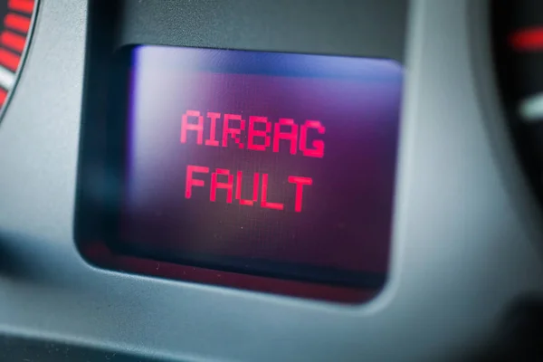 Car airbag fault cluster