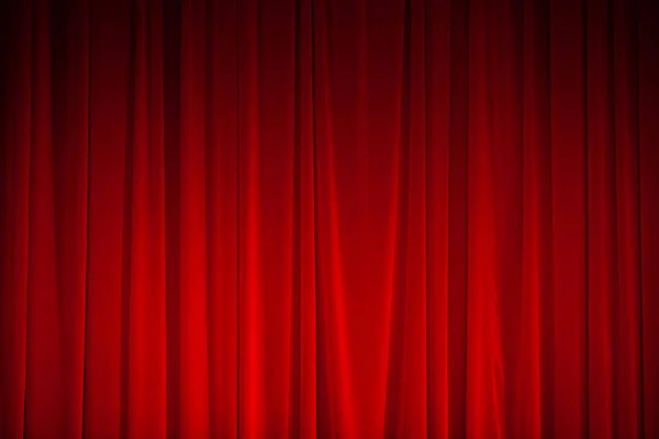 Red Curtain Spotlight — Stock Photo, Image