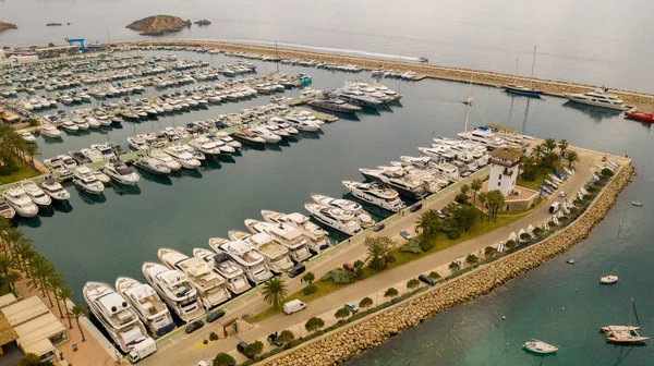 Het Strand Van Trenc Majorca Uitzicht Vanuit Lucht — Stockfoto