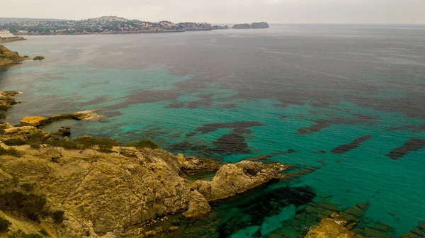 Luftaufnahme Der Küste Von Mallorca Spanien — Stockfoto