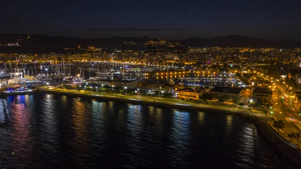 Palma de Mallorca İspanya Katedrali 'nin havadan görünüşü