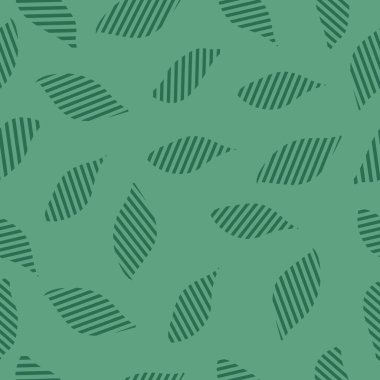  Yeşil arka planda pürüzsüz bir iz bırakır. Duvar kağıdı, ambalaj kağıdı, iç tasarım, giysi, dolgu, dekor için desen.