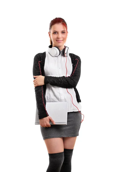 Estudiante sonriente listo para la clase —  Fotos de Stock