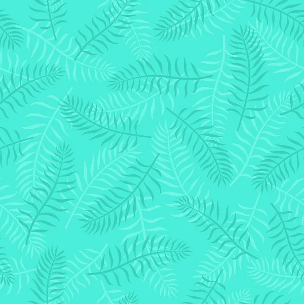 Világos kék trópusi levelek. — Stock Vector