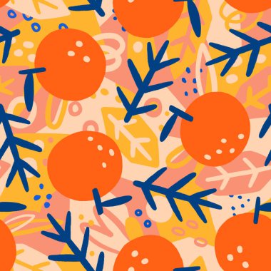 Mandallar ve dallar. Noel kusursuz desen