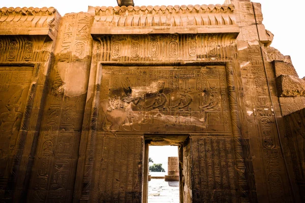 Egypt Nil Com Ombo Temple Com Ombo Temple Nil Com — Stock fotografie