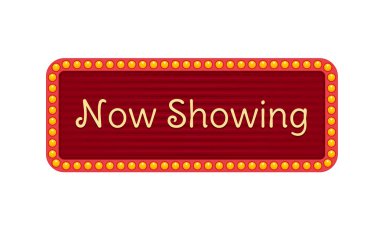 Tabela parlak lambaları, yazıtlar gemide. Sirk için davet.