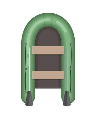 Kauçuk tekne kürek ile. Su taşıma, balıkçı teknesi, seyahat, hobi.