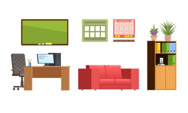 İç okul dolap Oda mobilyaları, okul yeşil ahşap yönetimi ile.