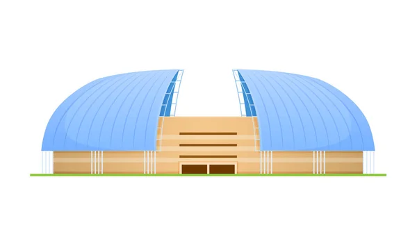 Estadio deportivo para el fútbol y los Juegos Olímpicos, arena deportiva . — Vector de stock