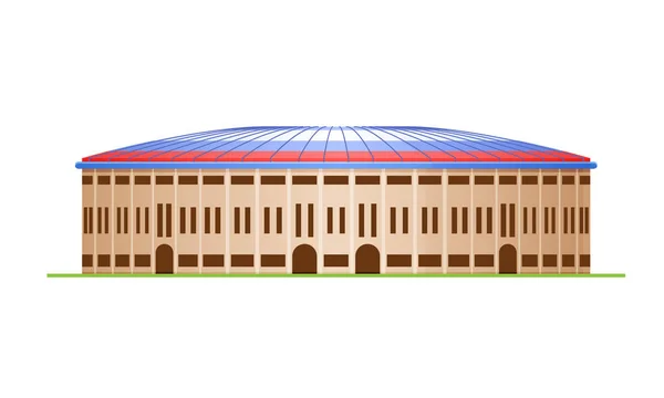 Спортивный стадион для футбола и Олимпийских игр, спортивная арена . — стоковый вектор