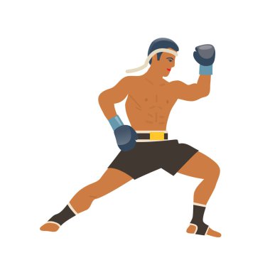 Geleneksel dövüş sanatları Tay kutusu, dizler ve dirsekler ile saldırı.