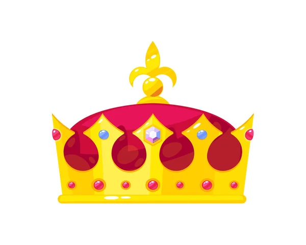 Belle couronne royale d'or. Prix pour le gagnant . — Image vectorielle