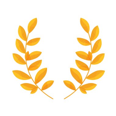 Defne çelengi yaprakları, ödül, zafer, zafer, barış sembolü.