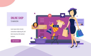 Online alışveriş, online danışmanlık güvenli ödeme sistemi ürün, sipariş.