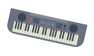 Farklı anahtarlar ve fonksiyonlar çok müzik synthesizer.