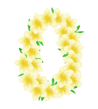 Çiçek Hawaii çelenk, çiçekli kolye.