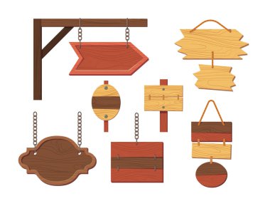 Tahta levhalar boş, tahta veya tabelalar boş..