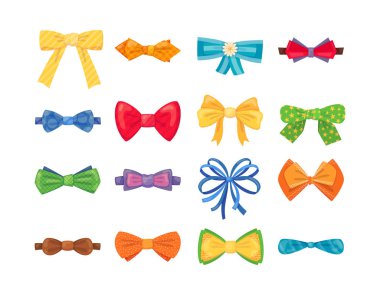 Bağlı kurdeleli moda papyon aksesuarları.