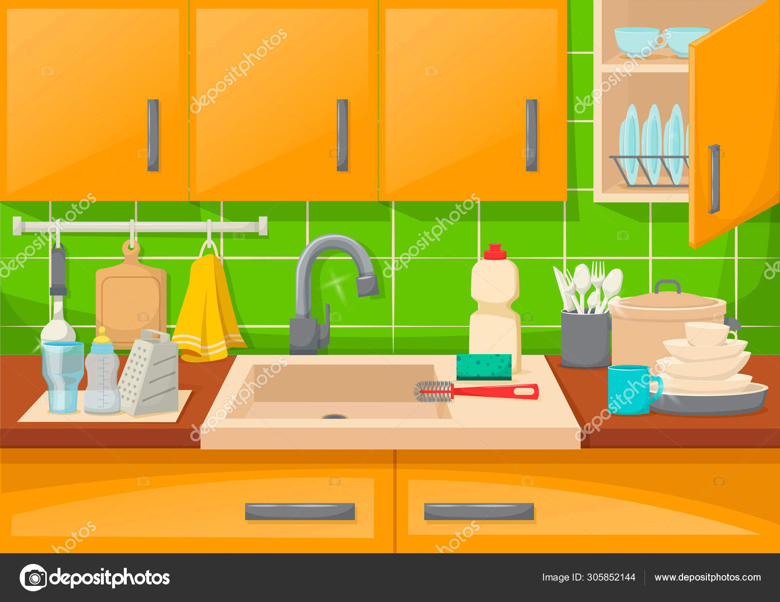 https://st4.depositphotos.com/3991093/30585/v/1600/depositphotos_305852144-stock-illustration-kitchen-sink-with-clean-dishes.jpg