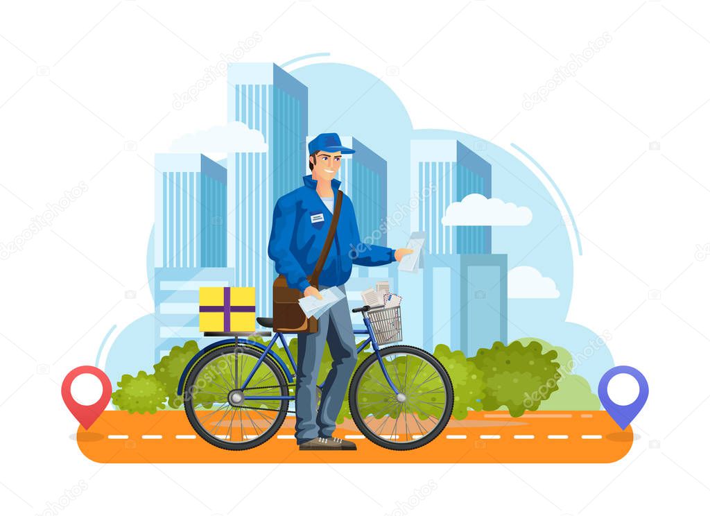 transport bicycle by courier