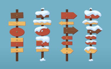 Tahta levhalar boş, tahta veya tabelalar boş.