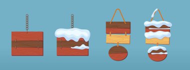 Tahta levhalar boş, tahta veya tabelalar boş.